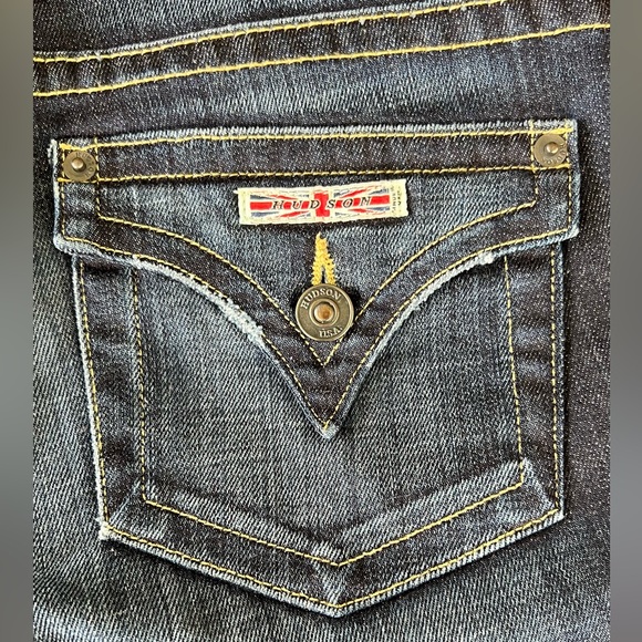 Hudson Women's Jeans Signature Petite Bootcut Made in USA Elm Denim Size 28 - Picture 9 of 15
